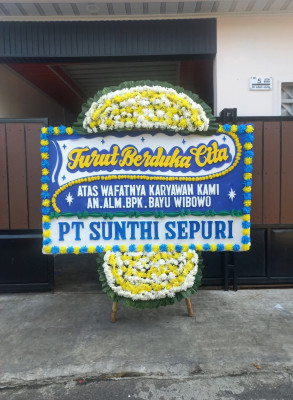 Papan Bunga Duka di Sulaa